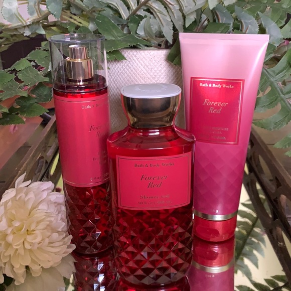 Bath & Body Works Other - NEW BBW3 PC FOREVER RED BODY CARE BUNDLE